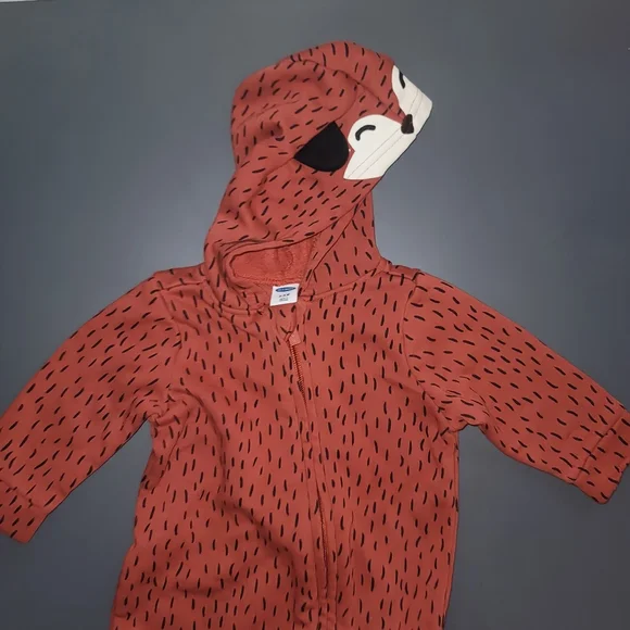 (3-6 mos) Old Navy One Piece Fox Jumpsuit - Picture 6 of 7